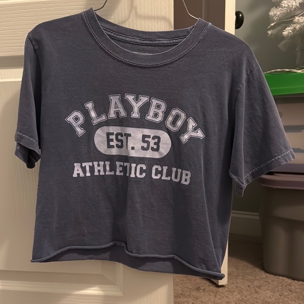 Playboy Athletic Club Kids T-Shirt - Gray